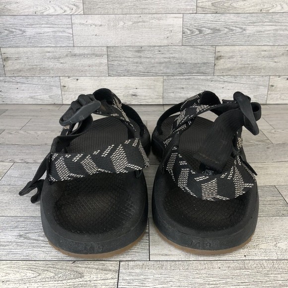 Chaco Mega Z/Cloud Strappy Sandals Black Gum Adjustable  Men’s Size 9 GUC